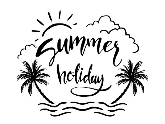 Notre ardoise avant les vacances