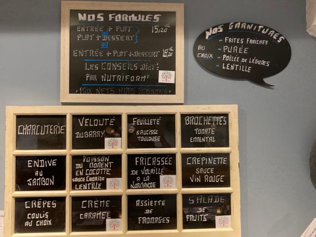 Notre ardoise pour cette semaine !
