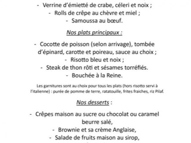 Notre ardoise hebdomadaire