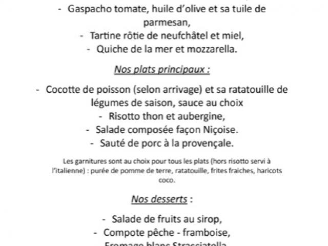 Notre ardoise hebdomadaire