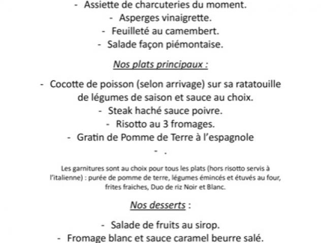 Notre ardoise de la semaine