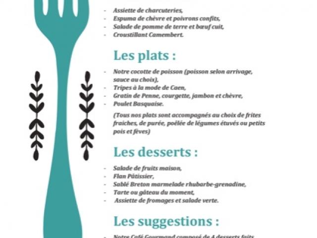 Notre ardoise de la semaine