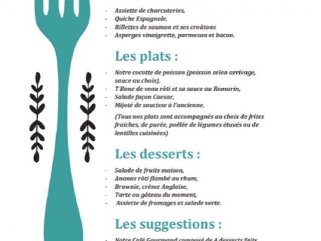 Notre ardoise de la semaine