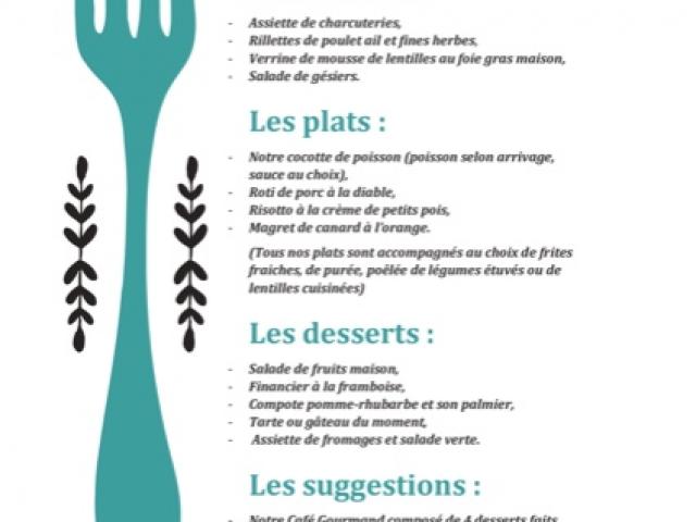 Notre ardoise de la semaine