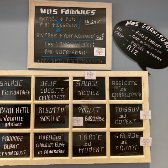 Notre ardoise hebdomadaire et artisanale.