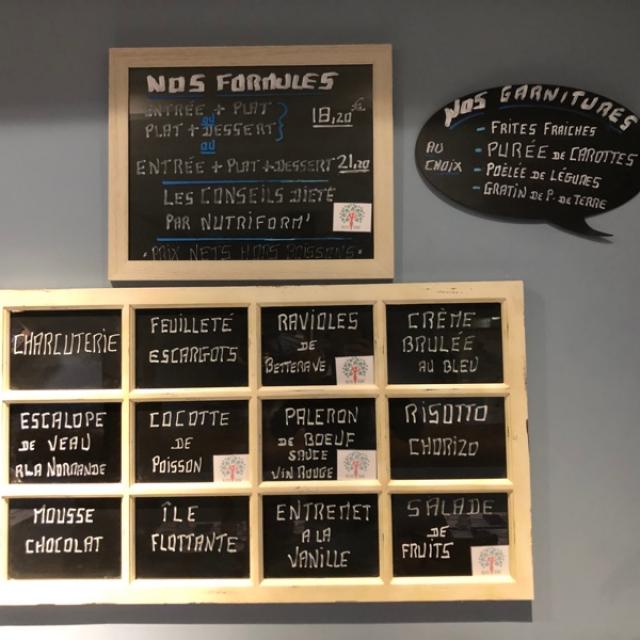 Notre ardoise tout fait maison