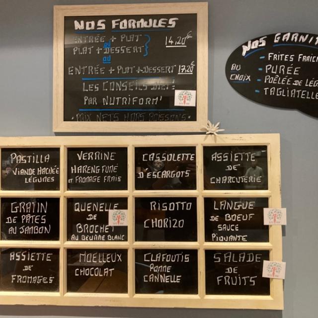 Notre ardoise évolue en cours de semaine ...