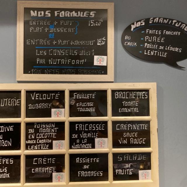 Notre ardoise pour cette semaine !