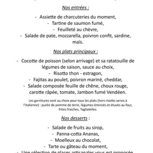 Notre ardoise de la semaine