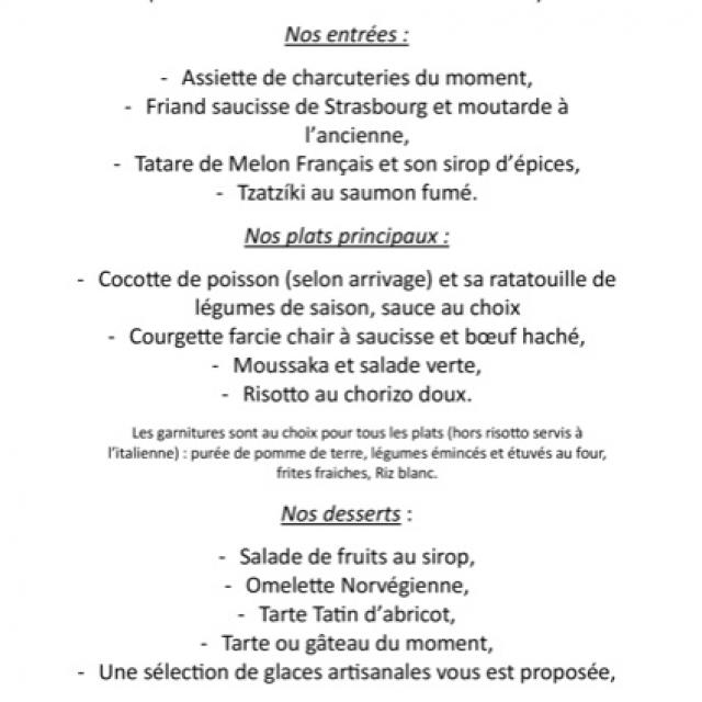 Notre ardoise de cette semaine