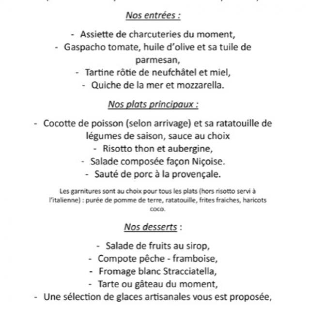 Notre ardoise hebdomadaire