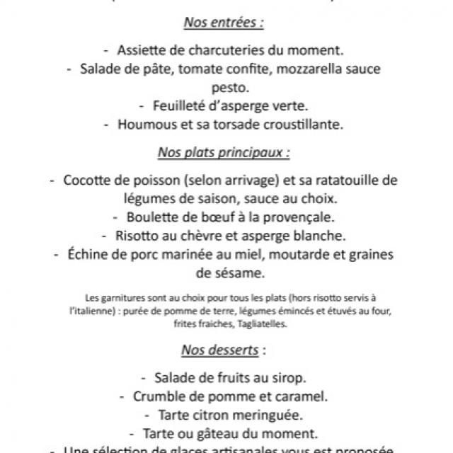 Notre ardoise de la semaine