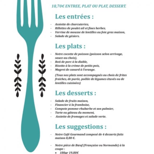 Notre ardoise de la semaine